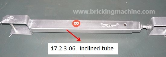 Inclined tube assembly