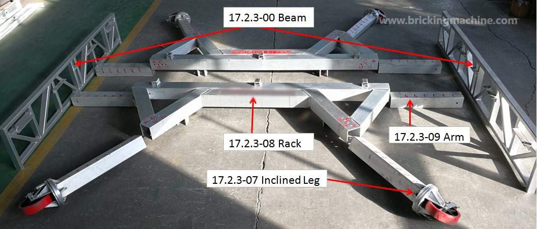 Machine frame assembly