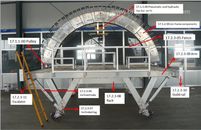 Whole machine assembly drawing