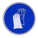 Protective gloves sign